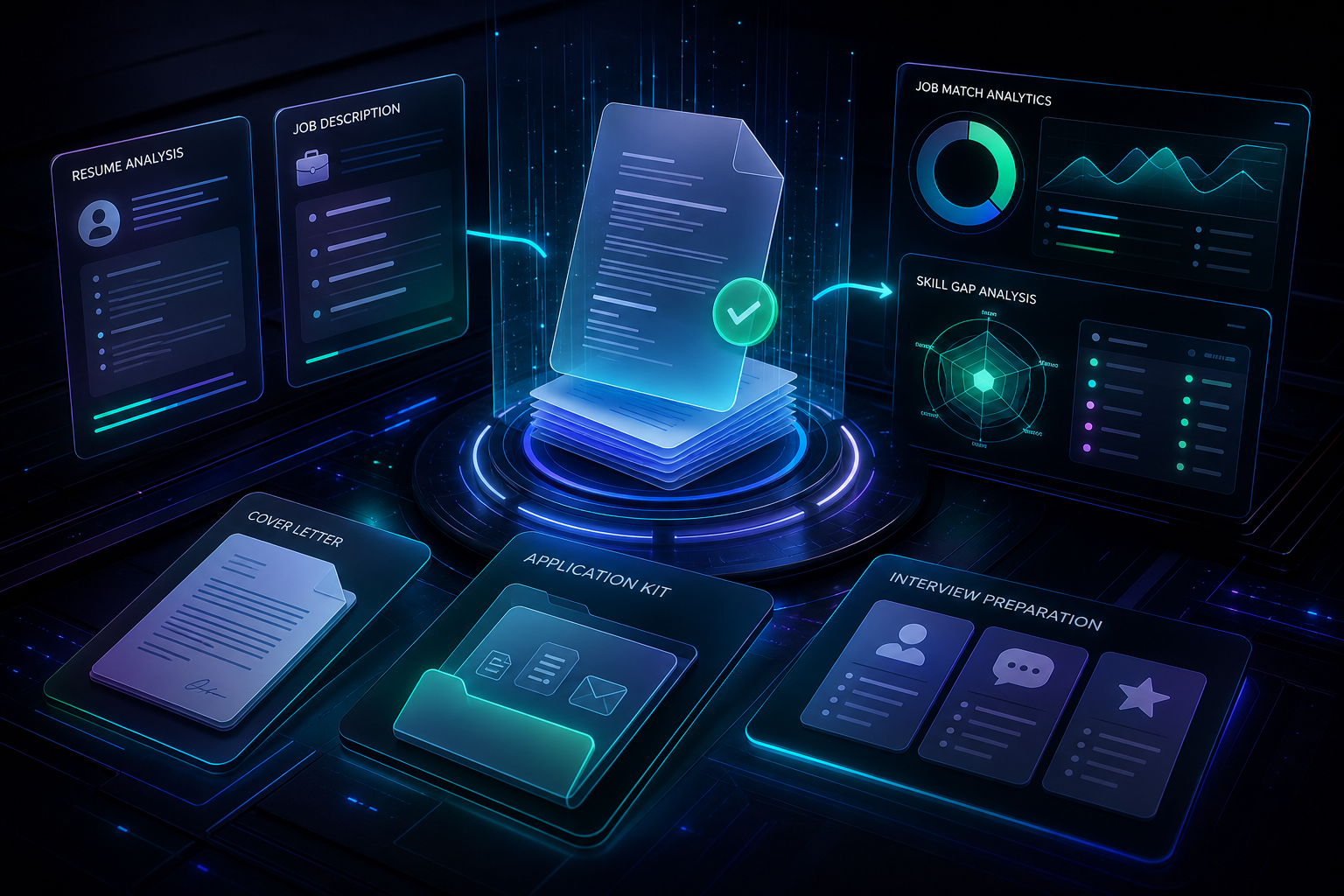 Custom Career Shift AI and Apto AI resume automation visual